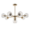 Allegra 8 Pendant Light Antique Brass