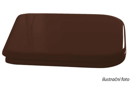 WALDORF deska WC, Soft Close, orzech/ brąz