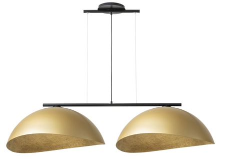 SOLAR 2 L czarny / klosz złoty