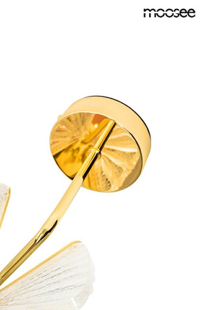 MOOSEE lampa ścienna BUTTERFLY S złota