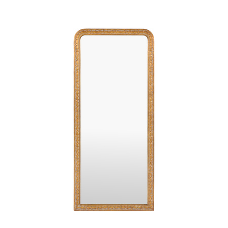 Romana Leaner Mirror Gold 750x30x1700mm