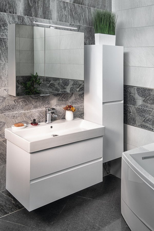 KARE 85 umywalka meblowa 85x45cm, biała