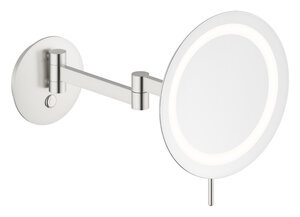Zen Lustro do makijażu z oświetleniem LED (Stal)