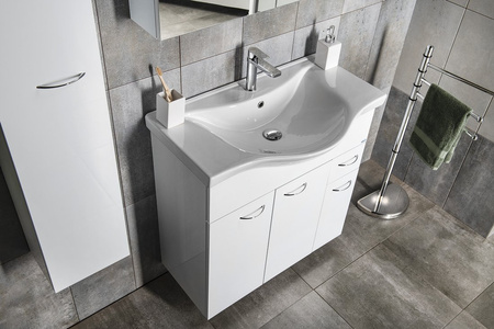 KERAMIA FRESH szafka umywalkowa 74,5x74x34,7cm, biała