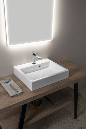 ORINOKO umywalka kompozytowa 50x42cm,biały