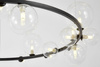 NOWOCZESNA LAMPA WISZĄCA CZARNA MERIDO W24