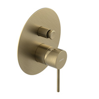 ULTRASAN bateria prysznicowa podtynkowa, 2 wyjście, złoty mat