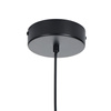 Lampa wisząca ELIPSE M, 45 cm - LED, czarna nowoczesna