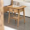 Hatfield 1 Drawer Bedside Natural 450x400x500mm