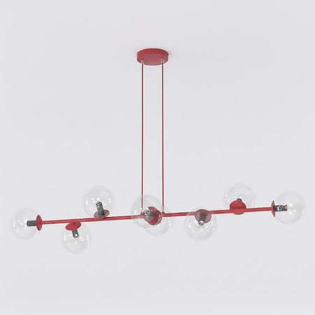 MAGNUS 8 BURGUNDY TRANSPARENT