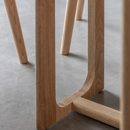 Craft Folding Dining Table Natural 1000x1000x750mm