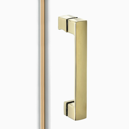 Kabina NESTA LIGHT GOLD 1D pięciokątna P 80x80x200 czyste 6mm Active Shield 2.0