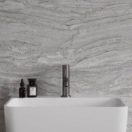 Y bateria umywalkowa, grafit szczotkowany