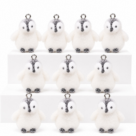 Zestaw 10 sztuk dekoracji Pingwiny SHP    PENGUIN