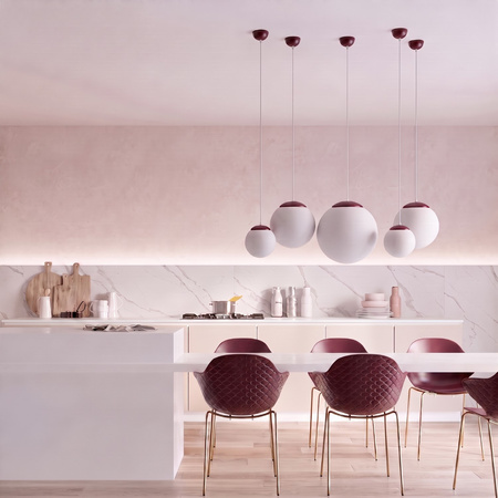 Lampa wisząca UGO 20 burgund