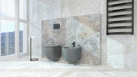 Bidet wiszący Sinto Grey