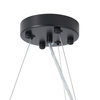Lampa wisząca BOTANIKA 80 cm -czarna, G9, regulowana, designerska