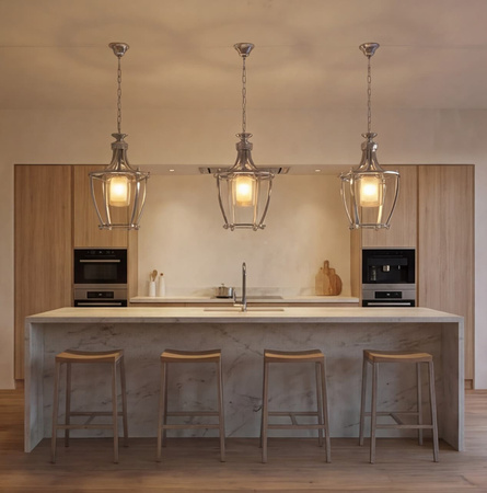 LAMPA WISZĄCA LOFT CHROMOWANA BROOKLYN L1