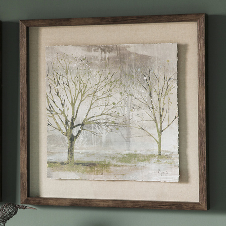 Morning Mist I Framed Art 640x40x640mm