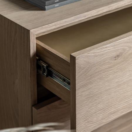 Ashdown 3 Drawer Chest Natural 900x400x750mm