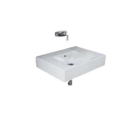 Zestaw DES Umywalka bez otworu & Szafka Joy podumywalkowa podwieszana 60 szara