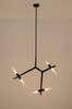 MOOSEE lampa wisząca CANDELABR 6 czarna