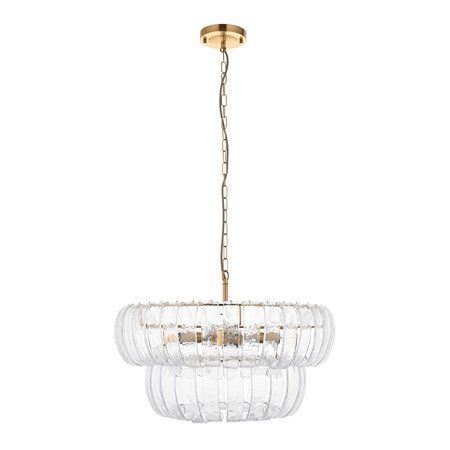 Montrose 6 Pendant Light Brushed Aged Brass