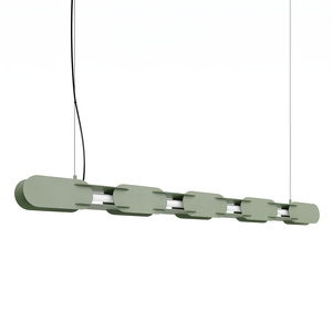 Lampa wisząca CHAIN 158 zielona oliwka LED 3000K