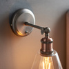 Hal Wall Light with Clear Shade 170x267mm