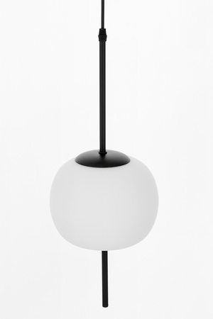 NOWOCZESNA LAMPA WISZĄCA CZARNA ALPINA D20
