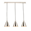 Hal 3 Pendant Light Bright Nickel