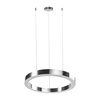 Lampa wisząca CIRCLE 40 cm - LED, ring nikiel szczotkowany