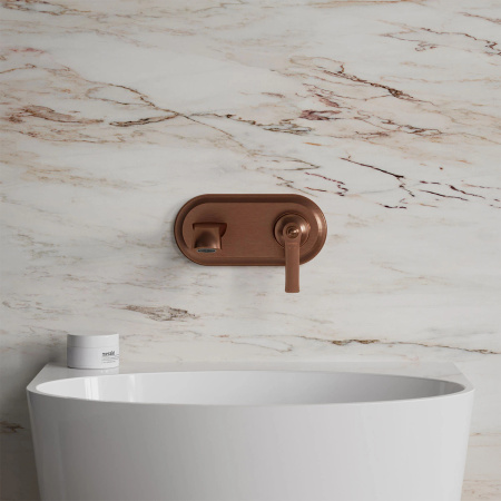 ARMANCE bateria umywalkowa podtynkowa, miedź antyczna szczotkowana