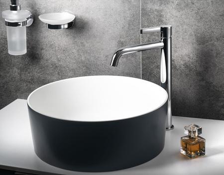 ICONIC bateria umywalkowa, wysoka, chrom