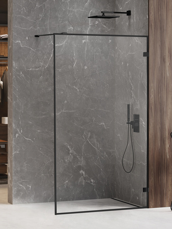 KABINA AVEXA BLACK WALK-IN U 80x200 CZYSTE 6mm ACTIVE SHIELD