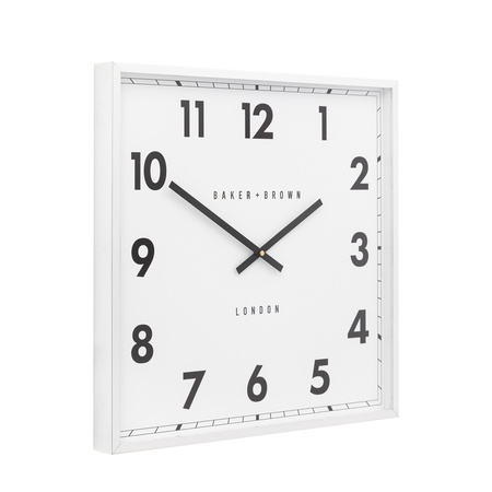 Buxton Wall Clock Chrome 50cm