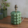 Bobble Table Lamp Base Olive Green Glaze