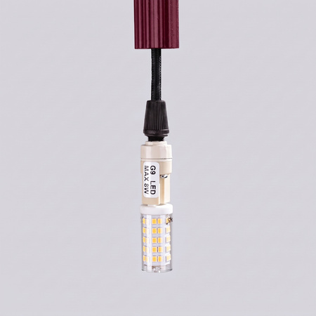 Lampa wisząca ARCHE 1 burgund