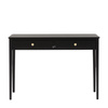 Acton 2 Drawer Console Black 1100x360x760mm