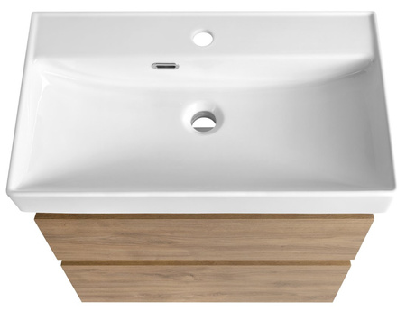 ALTAIR szafka umywalkowa 61,5x60x37cm, dąb emporio