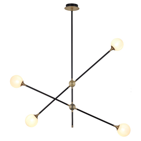 Lampa wisząca SPILLO czarno złota 92 cm