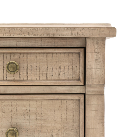 Vancouver 3 Drawer Bedside 520x450x650mm