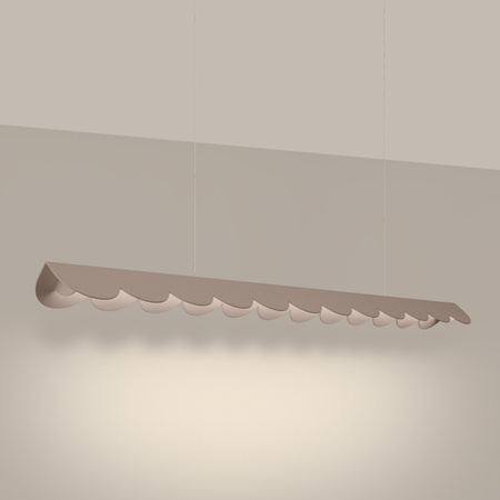 Lampa wisząca BISCUIT taupe LED 3000K