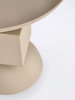 BIZZOTTO Stolik kawowy ALKA 40,5 cm – beżowy, stal malowana, nowoczesny design