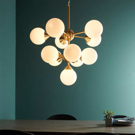Oscar 11 Pendant Light Brushed Gold