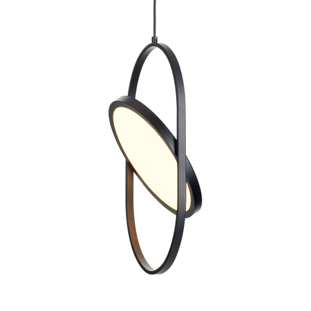 Lampa wisząca ELIPSE M, 45 cm - LED, czarna nowoczesna