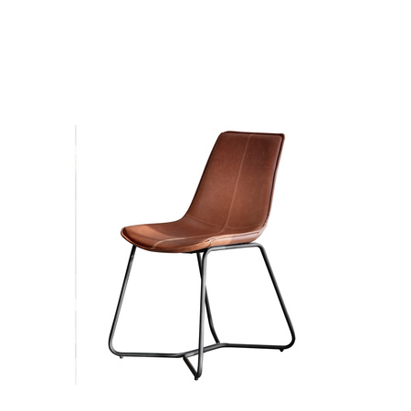 Krzesło Hawking w kolorze brązowym (2 szt.) 490 x 550 x 860 mm