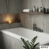 Bateria wannowa 3-otworowa, gun metal
