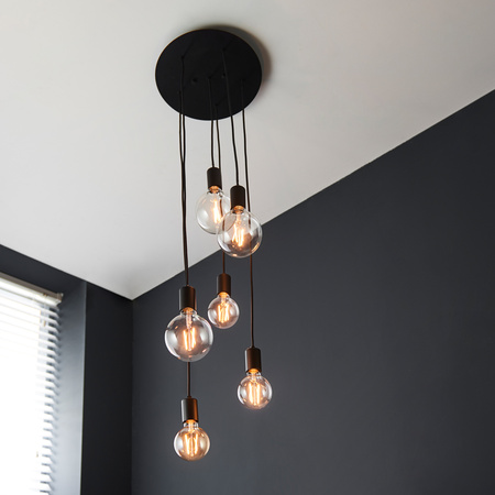 Studio 6 Pendant Light Matt Black