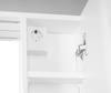 ZOJA/KERAMIA FRESH STRIP szafka z lustrem i oświetleniem LED, 60x60x14cm, prawa, biały
